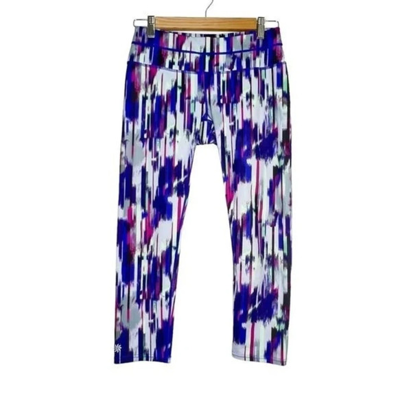 Athleta Pants - Athleta Hail Storm Sonar Capri Leggings Cropped Small